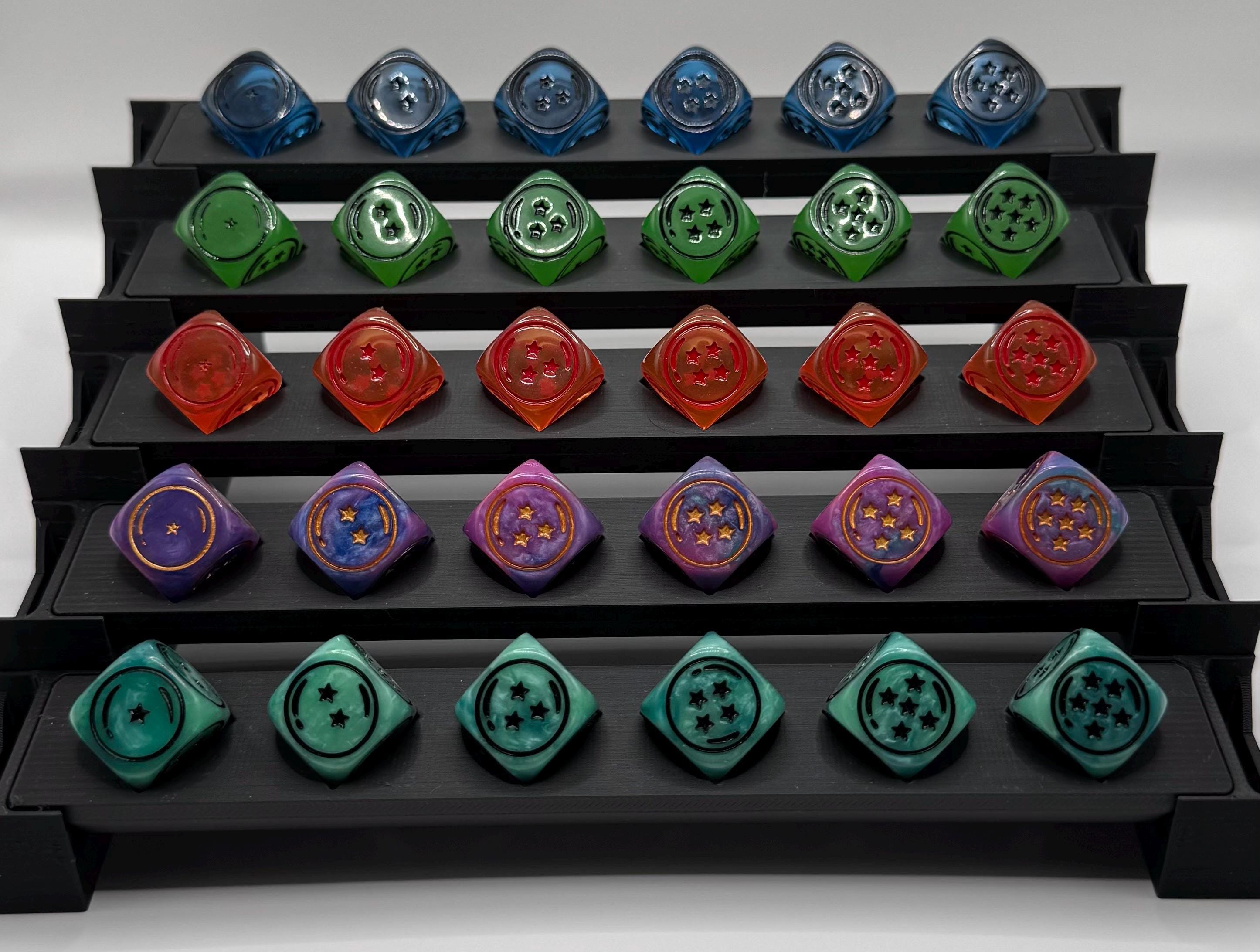 Dadi Opachi Maculati 6x14mm D6 Nero – Stile Warhammer Gotico, Confezione