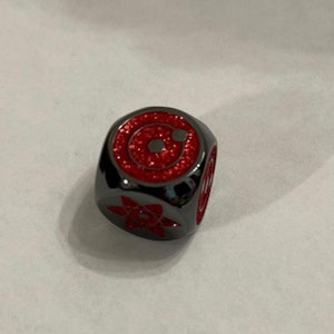 Anime eye style dice (metal version)