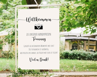 Sign cell phone free wedding digital | Wedding sign no cell phones | Instant download wedding sign without camera | Welcome sign wedding
