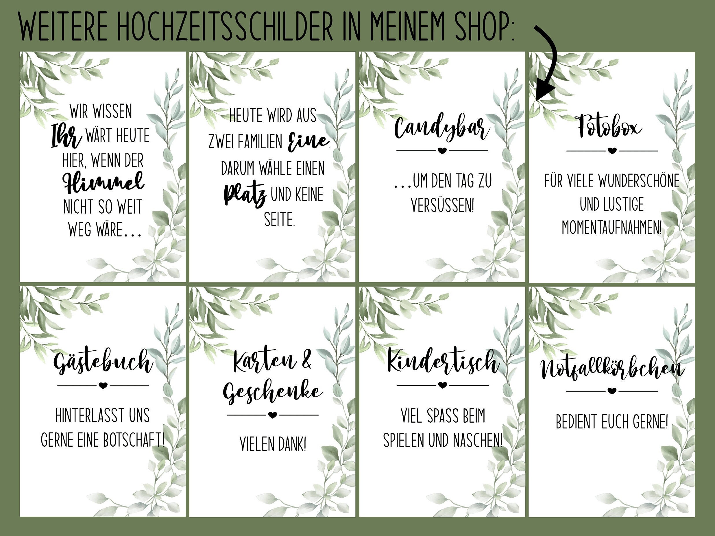 Schild Hochzeit Notfallkörbchen, Digitale Vorlage, Hochzeitsdeko