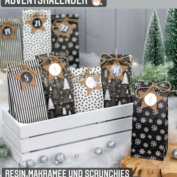 Handmade Advent Calendar Etsy