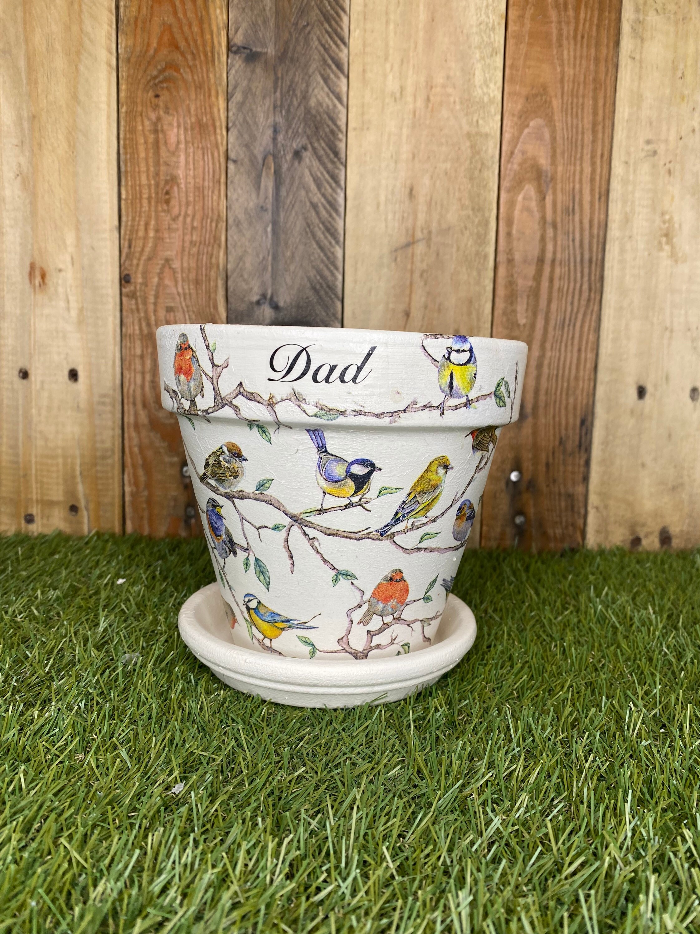 Dad Bird Plant Pot Grandad Bird Plant Pot Mum Bird Plant Etsy UK