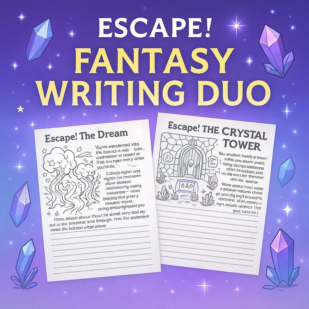 Escape! Fantasy Writing Duo – Dream Forest + Crystal Tower Story ...