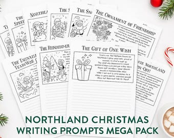 Northland Fantasy Christmas Writing Prompts Mega Pack | 20 Creative Story Starters for Kids