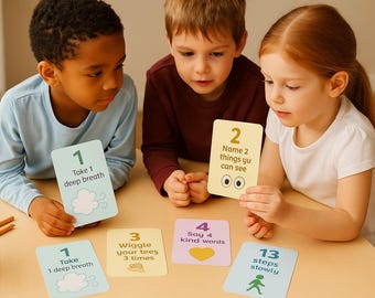 Tarjetas de mindfulness para niños: Actividades relajantes y afirmaciones (Descargar PDF)