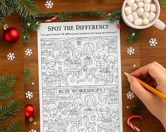 Busy Workshops Spot the Difference