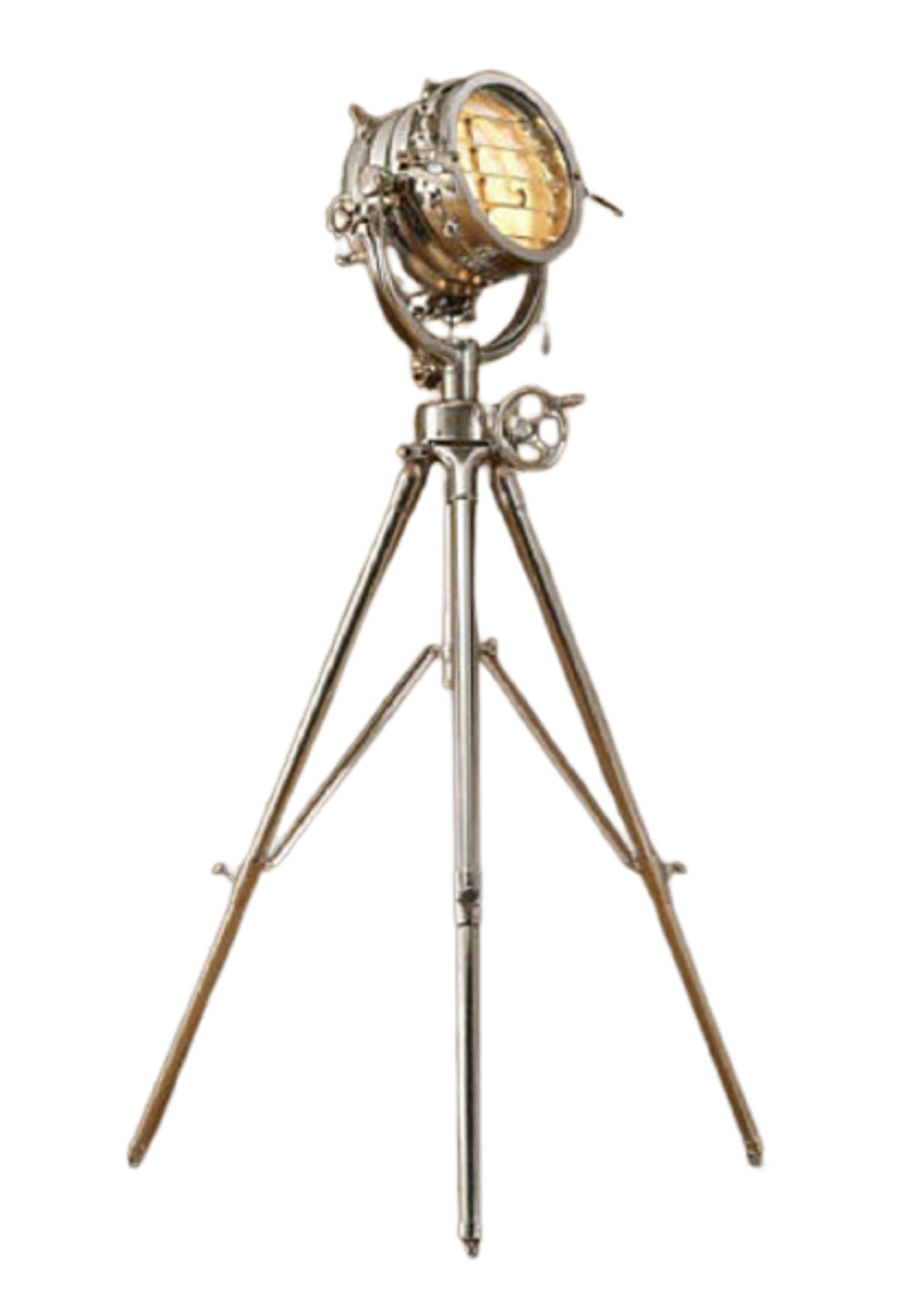 Metal Nauticalmart Vintage Brass Finish Tripod Floor Lamp For Living Room C6145884