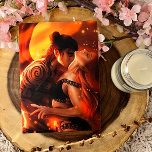 Licensed Acotar - A Court of Thorns and Roses: Nessian | 5x7 Mini Print - Sarah J Maas - Nesta - Cassian - ACOSF - A Court of Silver Flames