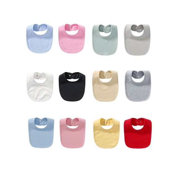 Sublimation blank bib and burp cloths Blanks for crafting Etsy