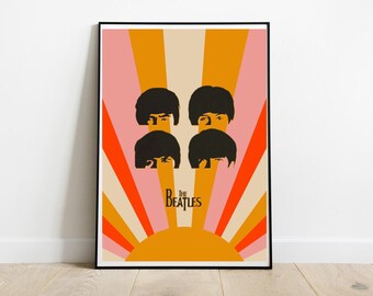 The Beatles Poster Etsy