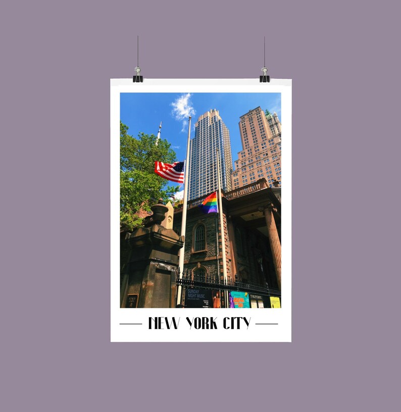 New York Pride Flag Photography Print Etsy UK