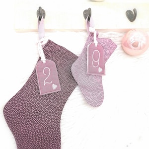 ITH Adventskalender Zahlen 10x10 ITH Nikolaus Socke 13x18 & 16x26