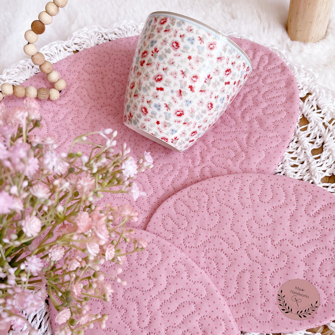 Mugrug Round Oval, Quilt Pattern Curved Blank From Your Frame Size