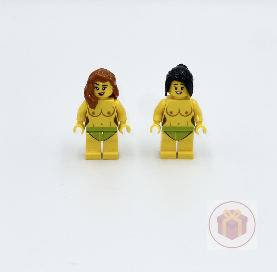 Nude Personalized LGO Minifigures With Breasts Gift for Etsy Norway