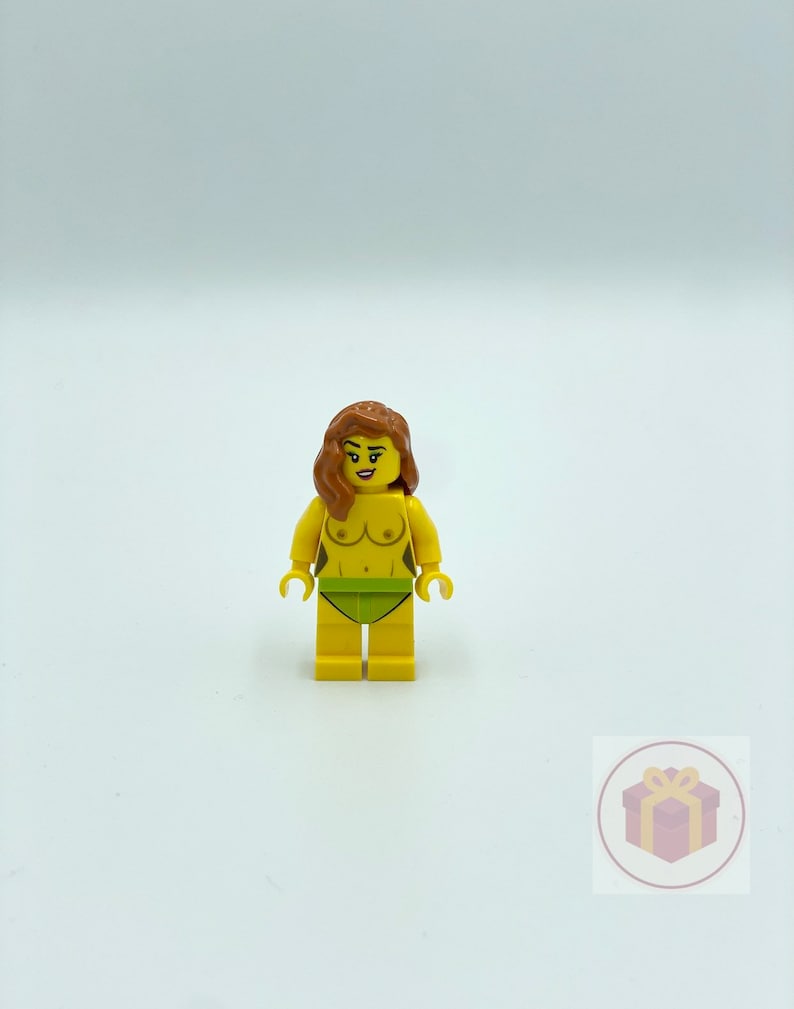 Nude Personalized Lgo Minifigures With Breasts Fun Gift For Etsy