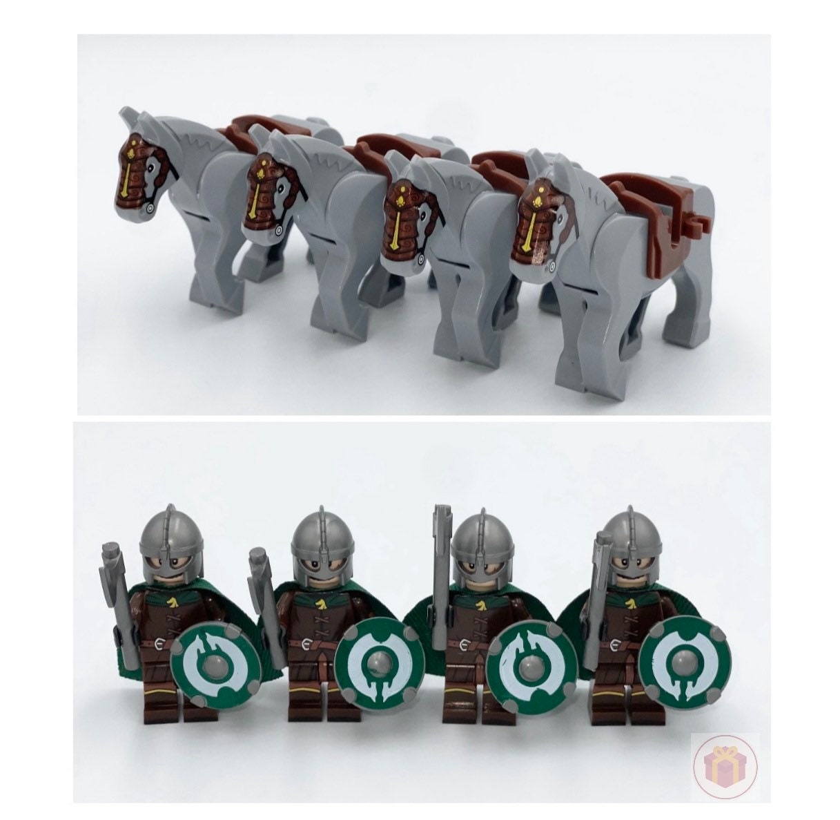 Viking Minifigures Ragnarök Valhalla Warriors Soldiers Etsy