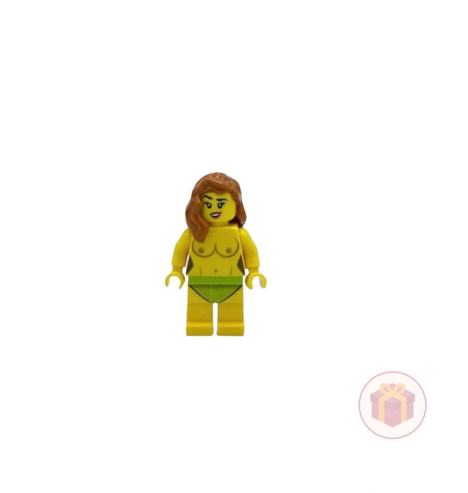 Naked Minifigure With Breasts Printed on LEGO Pieces Nude Etsy UK