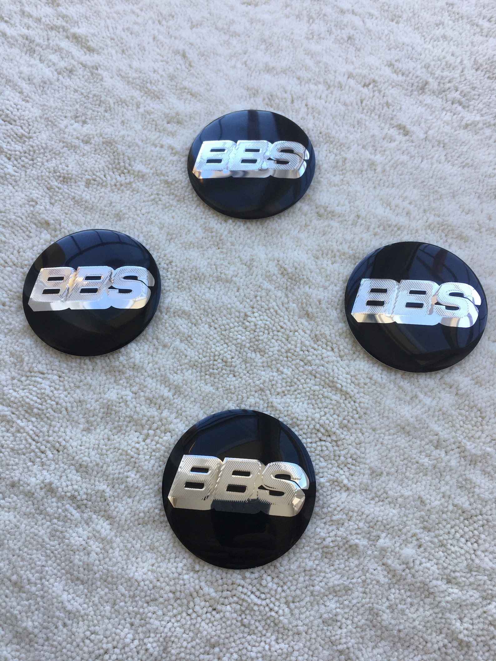 4 Pcs BBS Wheel Centre Caps Stickers 56 mm Etsy