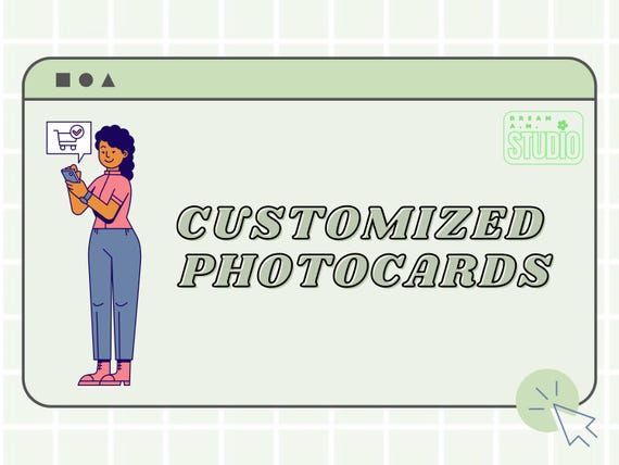 Custom Double Sided Photocards | Glitter, Holo, Matte, Glossy