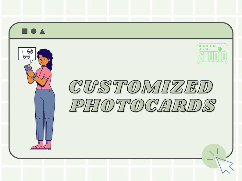 Custom Double Sided Photocards | Glitter, Holo, Matte, Glossy image 1