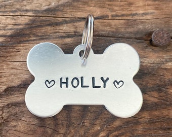 Bone-shaped dog tag - LIMITEDITION, personalized dog tag, pet tag with name, pet tag, dog accessory