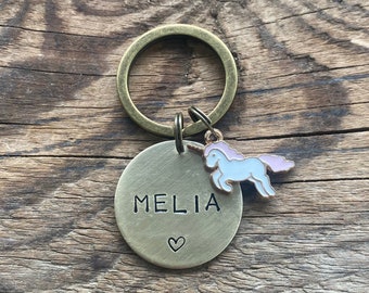 Schoolchild, school cone, keychain with name, first keychain, schoolbag brand
