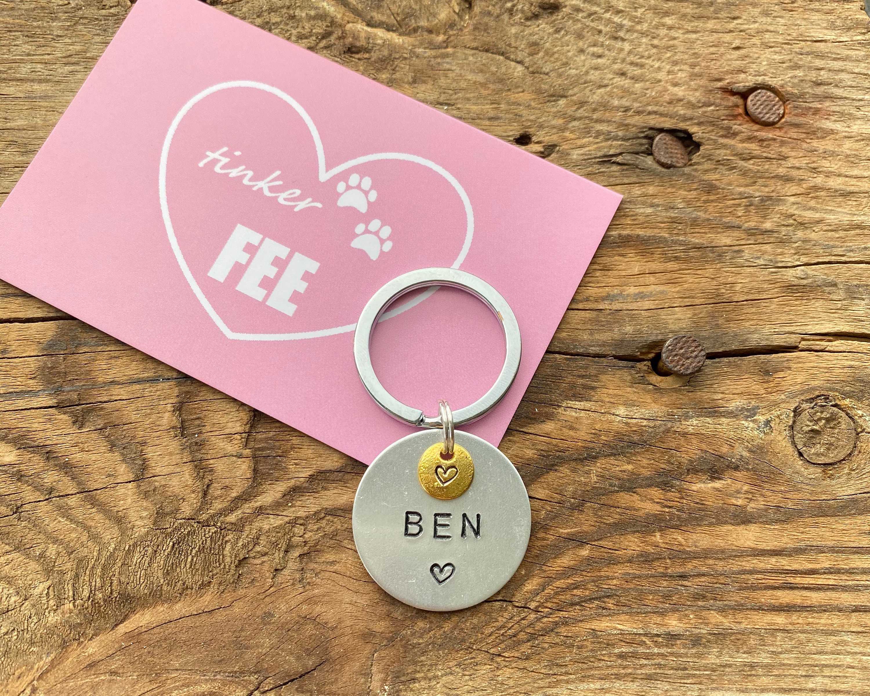 Tiklife Personalisierte Haustiermarke Edelstahl - Gravur Mit Name & Telefonnummer, Made In Germany