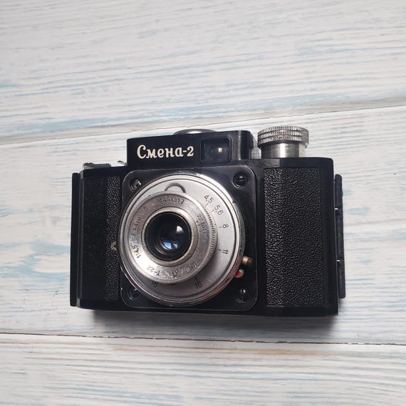 SMENA-2 Vintage Camera Soviet Union Lens: T-22.
