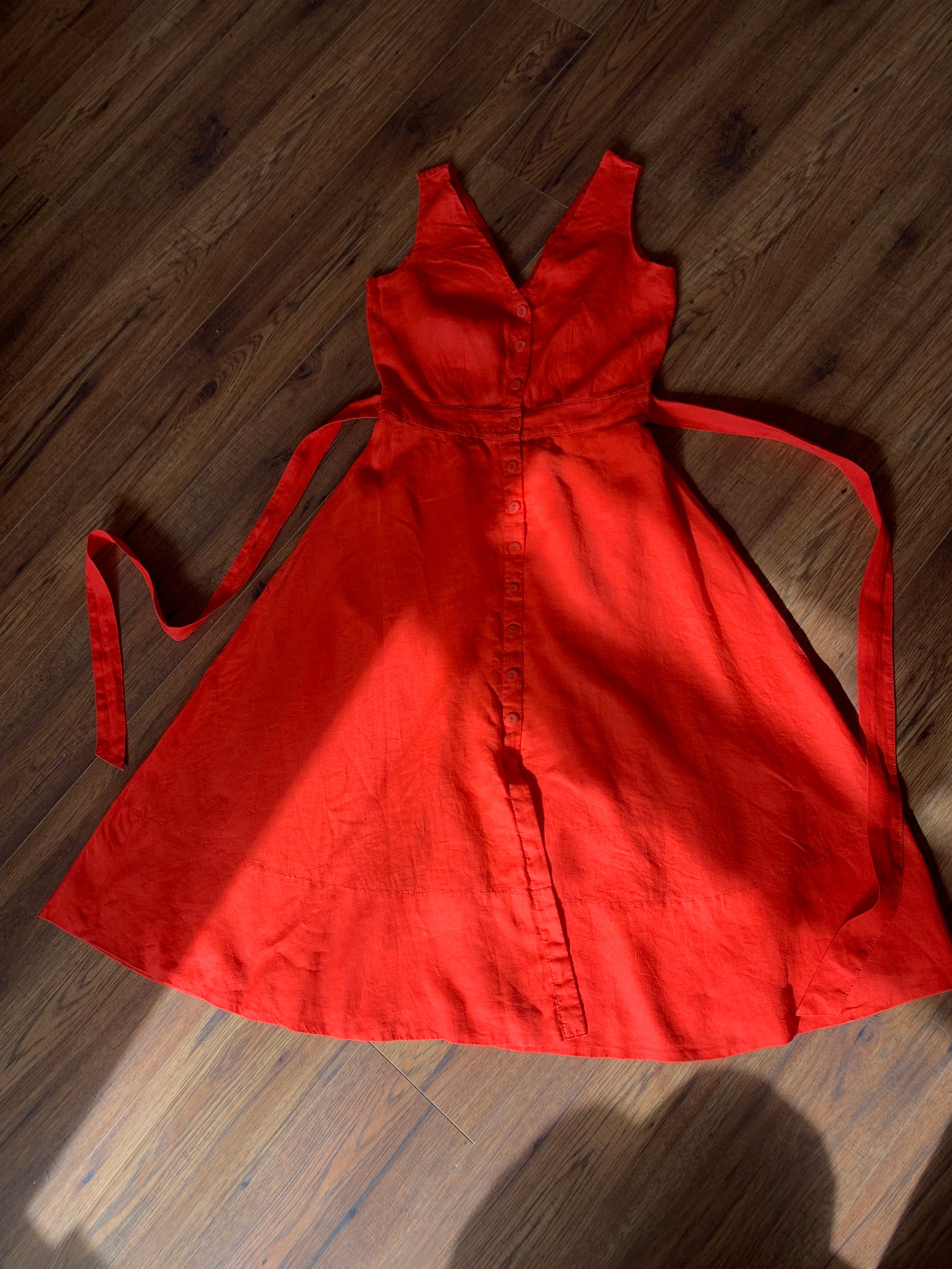 open lace back dress Brand New Jasper Conran Ruffle Trim Orange Dress Size 12 – Whispers Dress  Agency