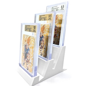 v5 Graded Card Stand ACE Grading / PSA / CGC / Get Graded / Beckett 3D gedrucktes Trading Card Display