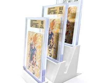 Graded Card Stand: 3-Card Display for ACE, PSA, CGC