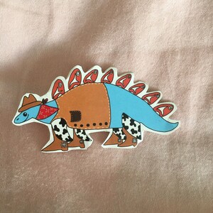 Steak-o-Saurus Aufkleber, Dinosaurier-Aufkleber, Dino-Aufkleber, Lebensmittel-Aufkleber, Wortspiel-Aufkleber, Tier-Aufkleber, Laptop-Aufkleber, Wasserflasche Aufkleber
