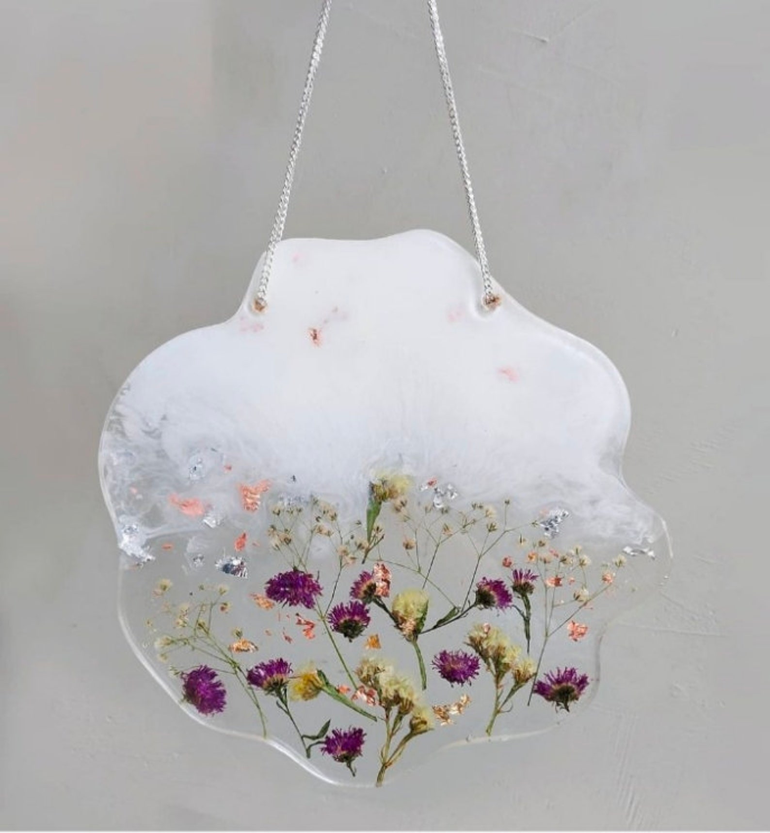 Resin Preserved Flower Wall Hanging Etsy Singapore