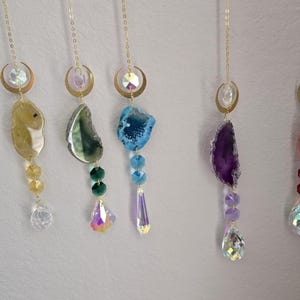Under The Moon- Agate Suncatcher Collection