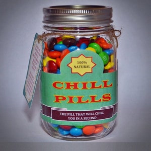 Printable Labels for Chill Pill - DIY Best Gag Gift White Elephant Gift ...