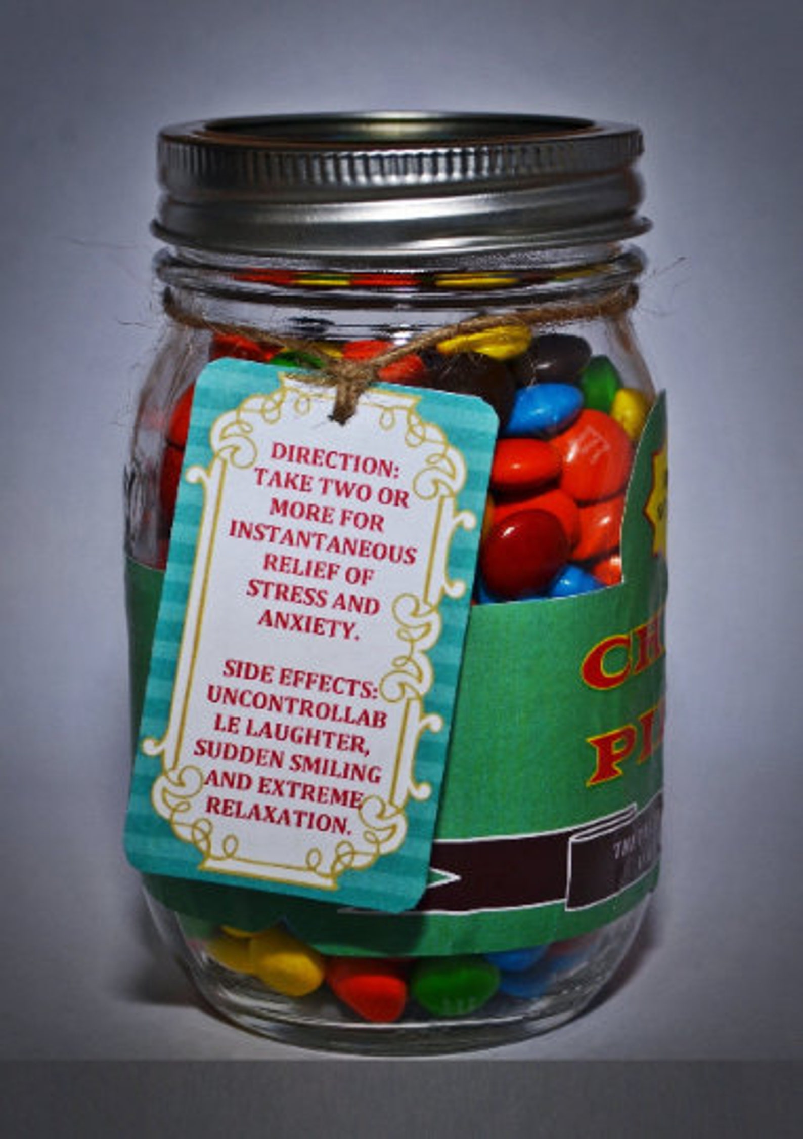 Printable Labels for Chill Pill DIY Best Gag Gift White | Etsy