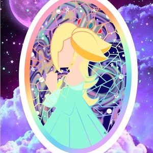 Game Princess vinyl sticker