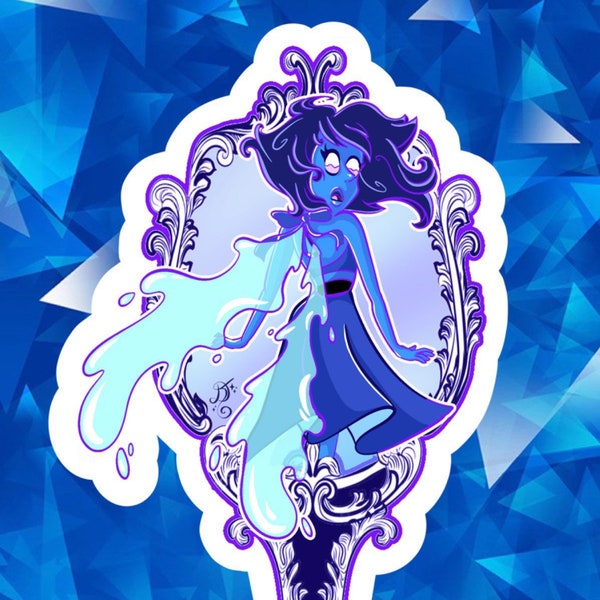 Lapis Lazuli Painting/ Steven Universe Vinyl Sticker