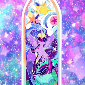 Princess Twilight Sparkle / My little Pony / Friendship is magic holographic sticker