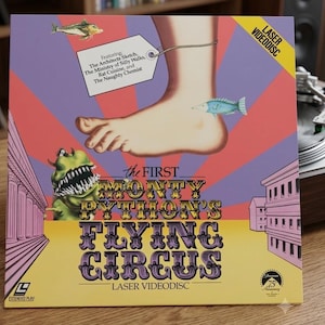 Monty Python's Flying Circus The First Laser Videodisc 1970 Vintage Paramount