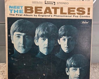 The Beatles Meet The Beatles Vinilo LP Capitol ST 2047 Estéreo Etiqueta Rainbow 1964
