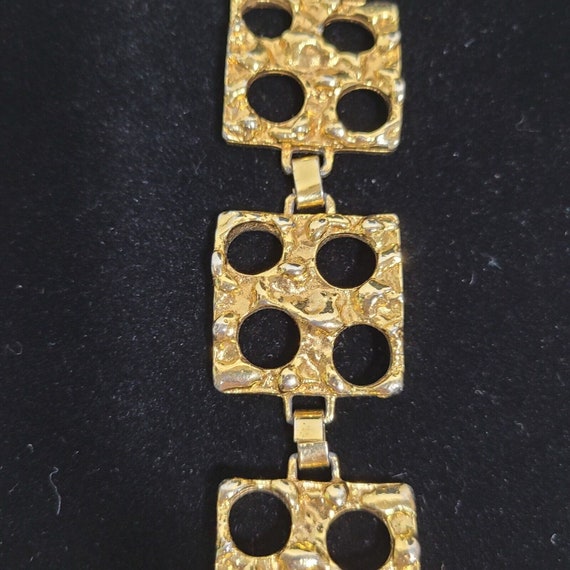 Vintage Celebrity NY Necklace Bracelet Set Chunky… - image 8