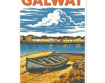 Galway, Ireland Travel Art