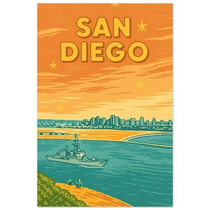 Arte di viaggio a San Diego, California