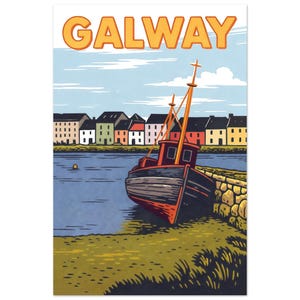 Galway, Ireland Travel Art