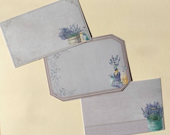 Lavender Labels | Set of 18 | 2&quot; x 2.5&quot; | Matte Labels | Floral Apothecary Labels
