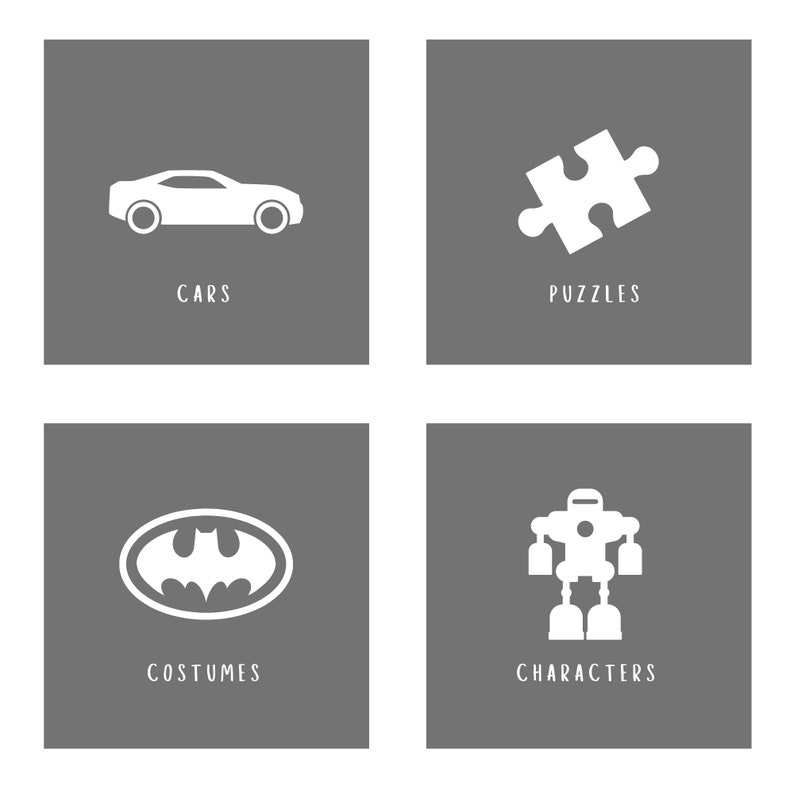 Kallax Personalised Ikea Drona Toy Box / Storage Box Vinyl Etsy