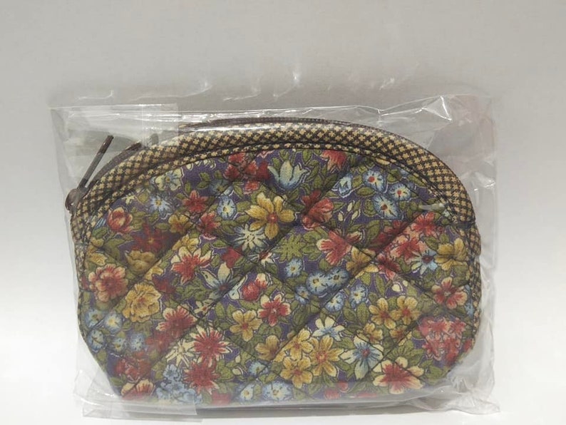 Fabric Floral Cotton Coin Purse Handmade Washable 4