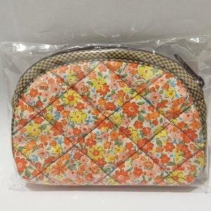Fabric Floral Cotton Coin Purse Handmade Washable 1