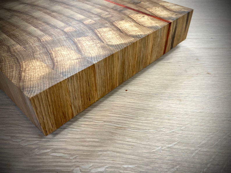 Salvaged White Oak End Grain Cutting Board Etsy